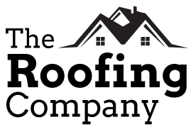 The roofing company logo